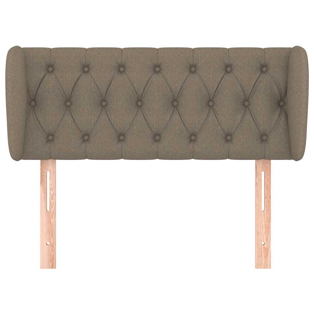 Vidaxl hoofdbord met randen 93x23x78 88 cm stof taupe