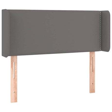 Vidaxl hoofdbord met randen 83x16x78 88 cm kunstleer grijs