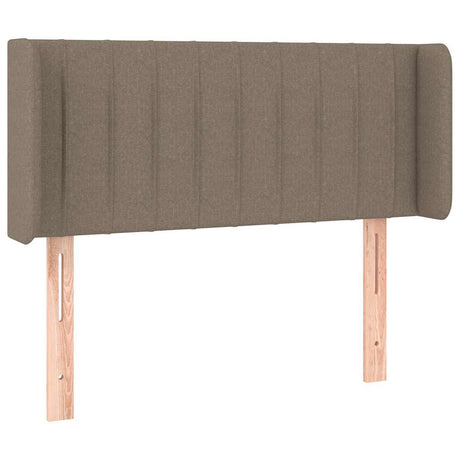 Vidaxl hoofdbord met randen 103x16x78 88 cm stof taupe