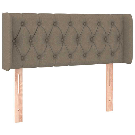 Vidaxl hoofdbord met randen 103x16x78 88 cm stof taupe