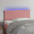 Vidaxl hoofdbord led 80x5x78 88 cm fluweel roze