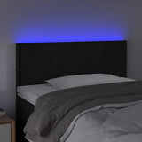 Vidaxl hoofdbord led 90x5x78 88 cm fluweel zwart
