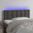 Vidaxl hoofdbord led 80x5x78 88 cm fluweel donkergrijs