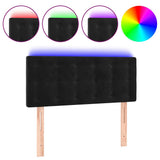 Vidaxl hoofdbord led 90x5x78 88 cm fluweel zwart