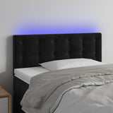 Vidaxl hoofdbord led 90x5x78 88 cm fluweel zwart
