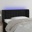 Vidaxl hoofdbord led 93x16x78 88 cm fluweel zwart