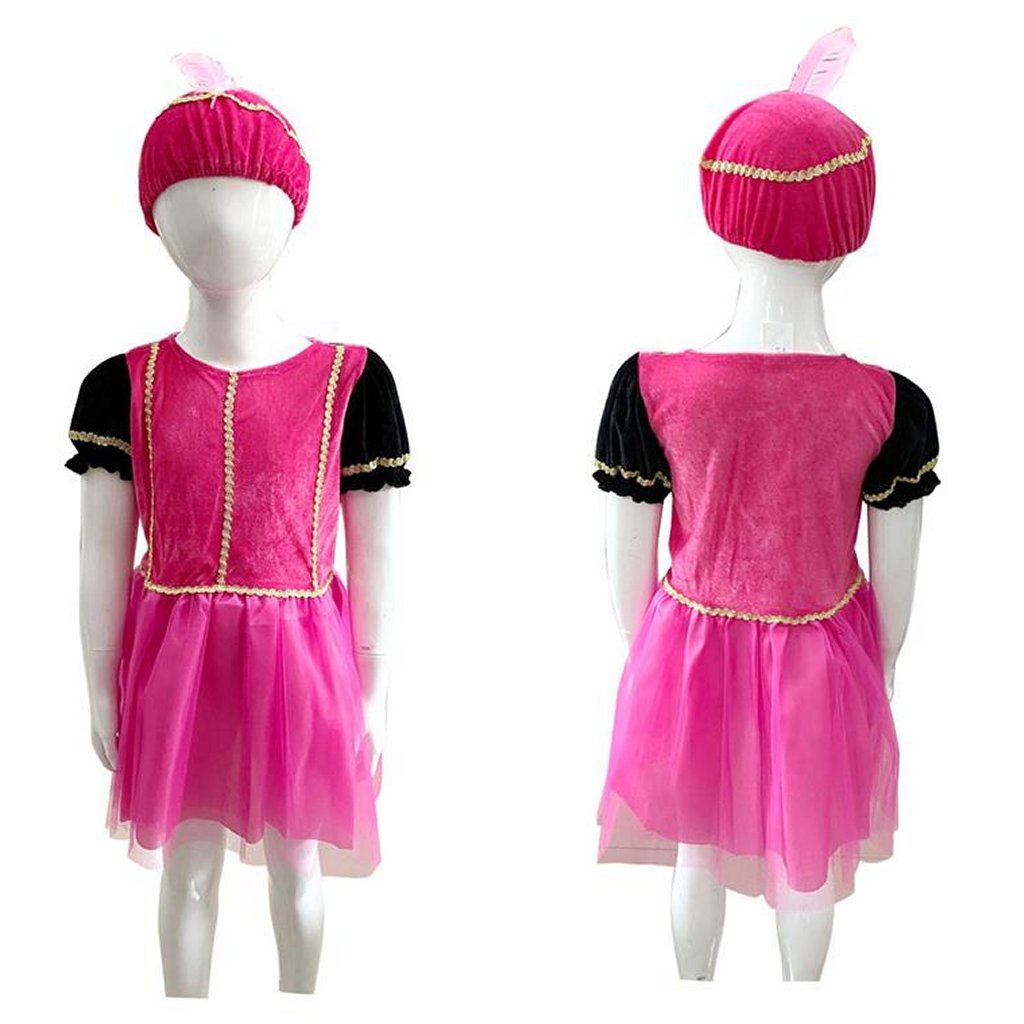 Sinterklaas Dress Up Set Pete Dress Pink 5-7 år
