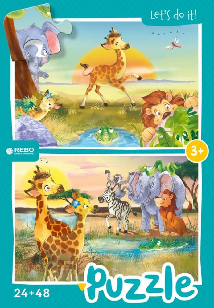 Rebo legpuzzel 24 + 48 stukjes - little