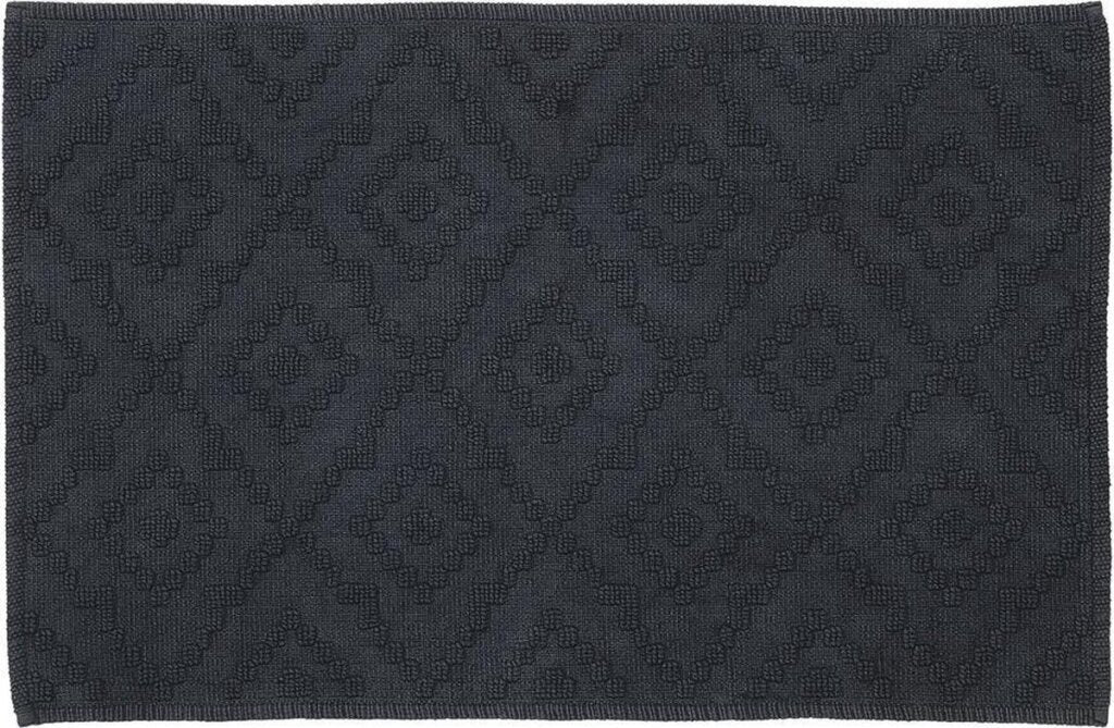 Sælskind aztec bademåtte 60x90 cm bomuld mørkegrå