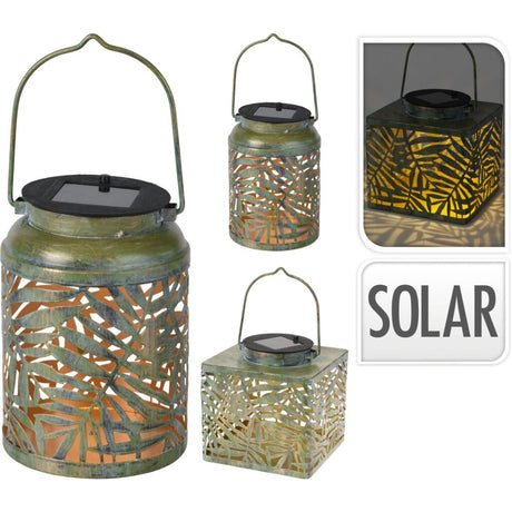 Fremragende husholdningsartikler solar lanterne metal, 2 forskellige versioner