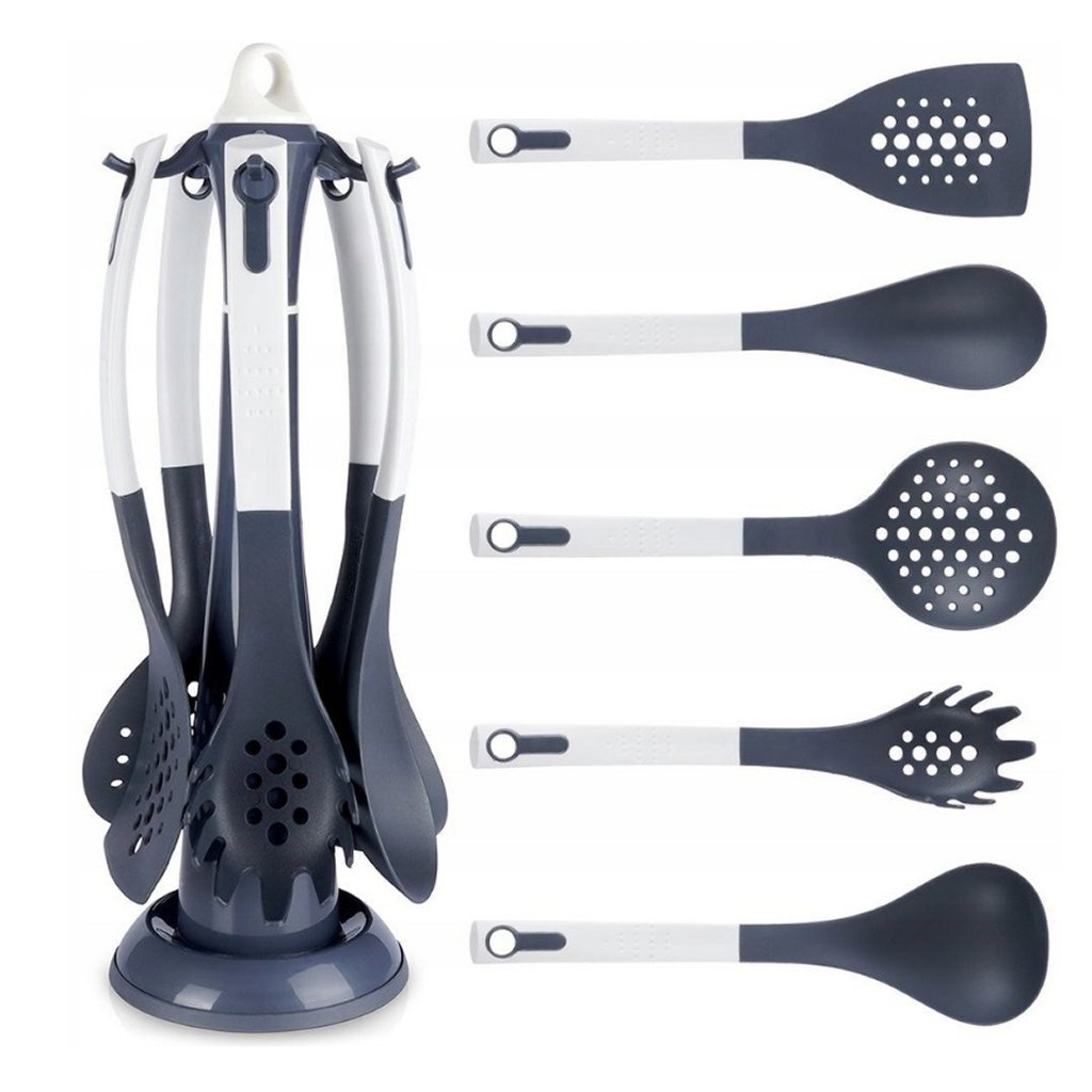 Excellent houseware keukengerei 6-delig grijs wit