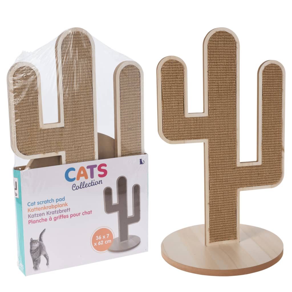 Pets Collection Cat Scratching Post Cactus 35x34.5x62 cm Naturel