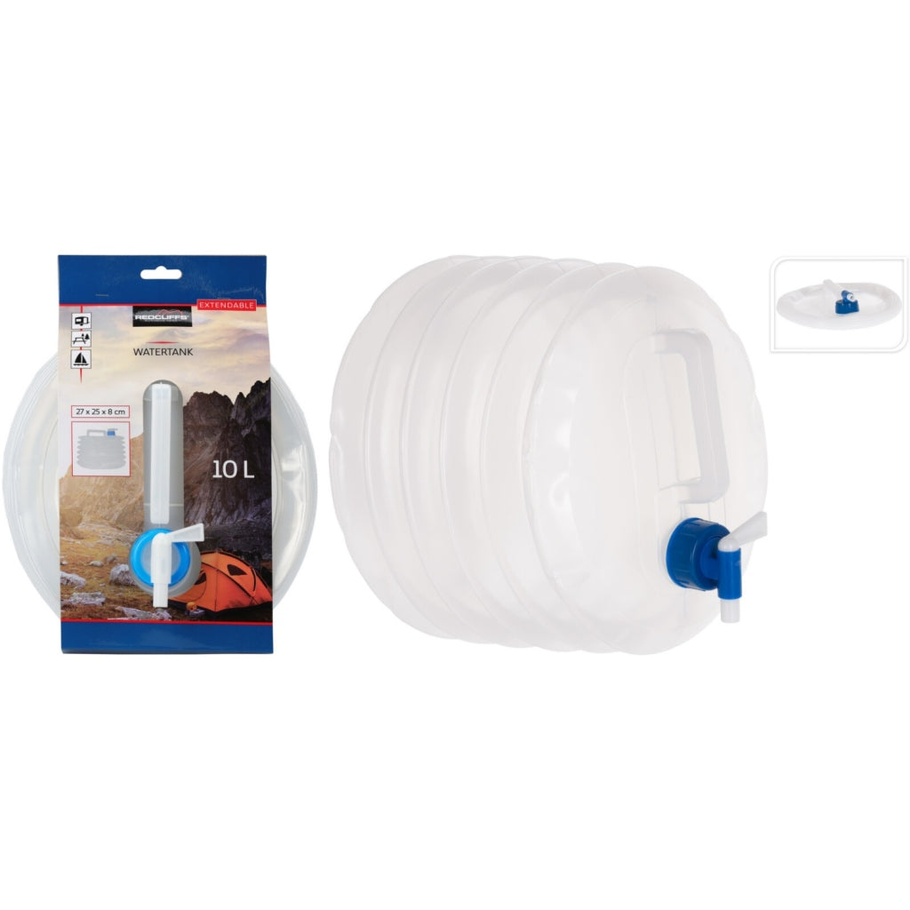 Redcliffs vandtank foldbar 10l 27x25x8 cm