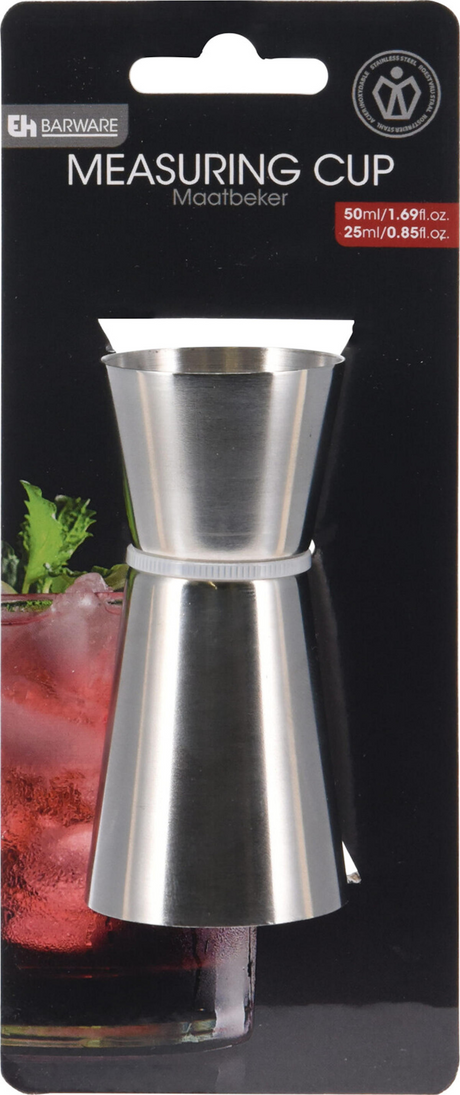 Fremragende houseware drinking buddy rustfrit stål på kort 50 og 25ml