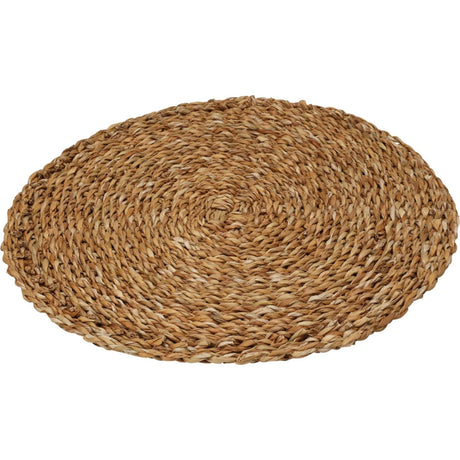 Dækkeserviet til hjemmestyling rund 37x37x1cm dækkeserviet rund ã˜37cm naturlig