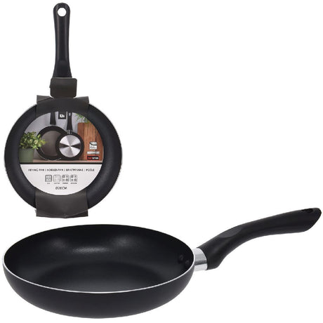 Fremragende husholdningsgrej stegepande 20 cm aluminium sort