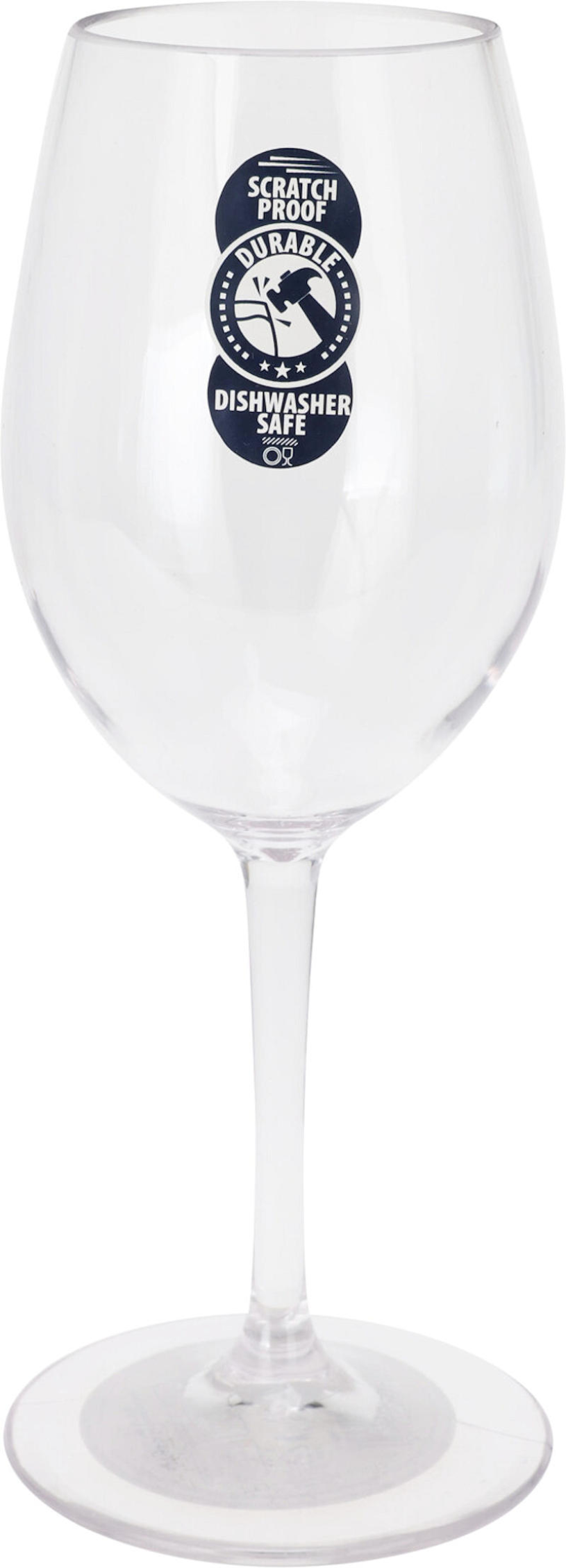 Fremragende husholdningsartikler vinglas plast 330ml ø8,2x21cm