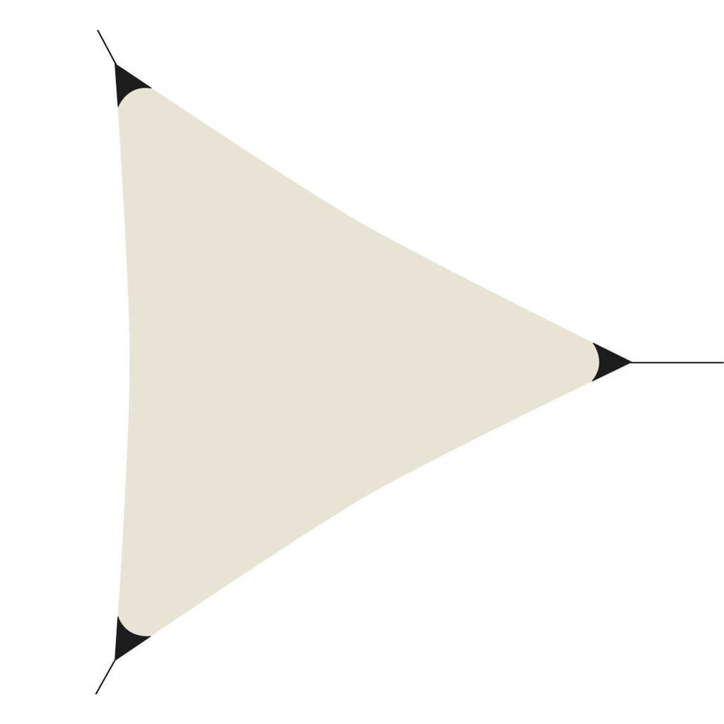 Andre mærker skyggeklud 360x360x360 cm creme