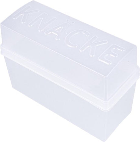 Basic cracker box 1,65l transparent lys