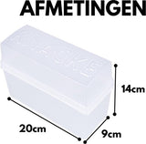 Basic cracker box 1,65l transparent lys