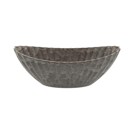 HBx naturlig levende urtepotte melamin ribbet 36x15x14cm