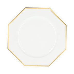 Hbx natural living bundplade hexagon dia33cm hvidguld