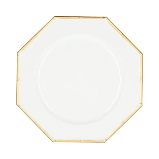 Hbx natural living bundplade hexagon dia33cm hvidguld