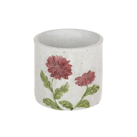 HBx naturlig levende urtepotte gerbera rød ø12,3xh11,3cm