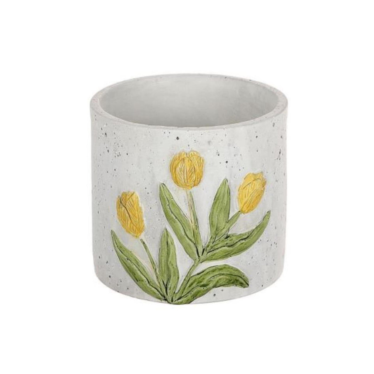 Hbx natural living hbx natrural living urtepotte tulipan gul ø12,5xh11,3cm