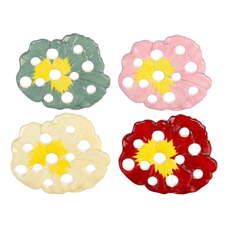Hbx naturlig levende blomsterdekorationslåg 0,8xø15cm