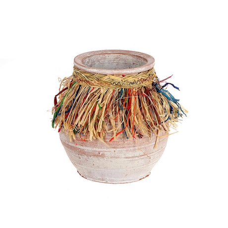 Hbx naturlig levende vase koluma ø17xh19cm bohostyle