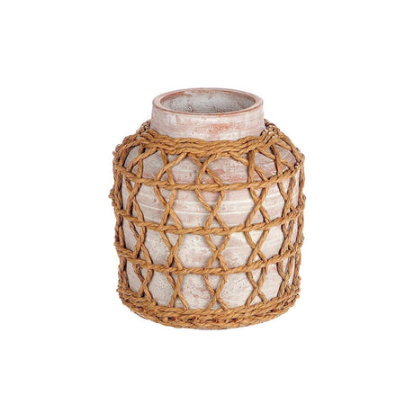 Hbx naturlig levende vase robano ø10,5xh21cm bohostyle