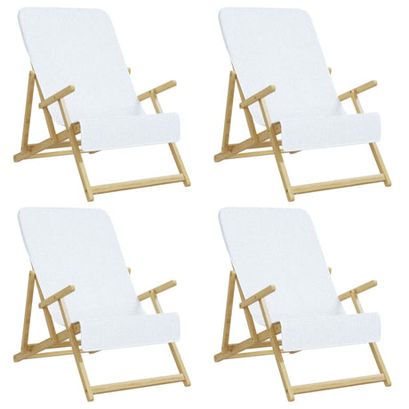 VidaXL badehåndklæder 4 stk 400 g m² 60x135 cm stof hvid