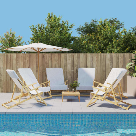 VidaXL badehåndklæder 6 stk 400 g m² 60x135 cm stof hvid