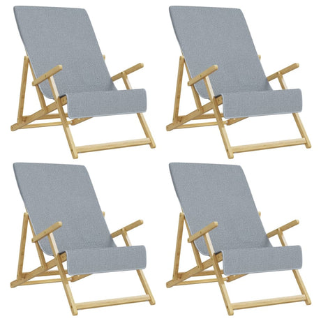 VidaXL badehåndklæder 4 stk 400 g m² 60x135 cm stof grå