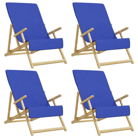 VidaXL badehåndklæder 4 stk 400 g m² 60x135 cm stof kongeblå