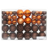 Vidaxl Christmas Balls 100 St 3 4 6 cm brun