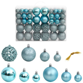 Vidaxl Christmas Balls 100 St 3 4 6 cm turkis