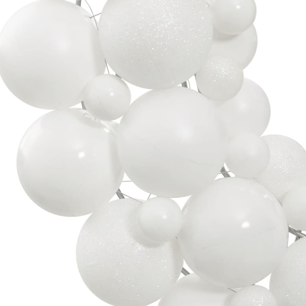 Vidaxx julekrans 45 cm polystyren hvid