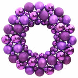 Vidaxl julekrans 45 cm polystyren lilla