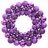 Vidaxl julekrans 45 cm polystyren lilla