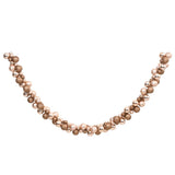 Vidaxl Christmas Garland Balls 175 cm polystyren rosé guldfarvet