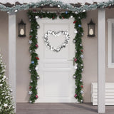 Vidaxl Christmas Garland Balls 175 cm polystyren hvid og grå