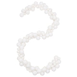 Vidaxl Christmas Garland Balls 175 cm polystyren hvid