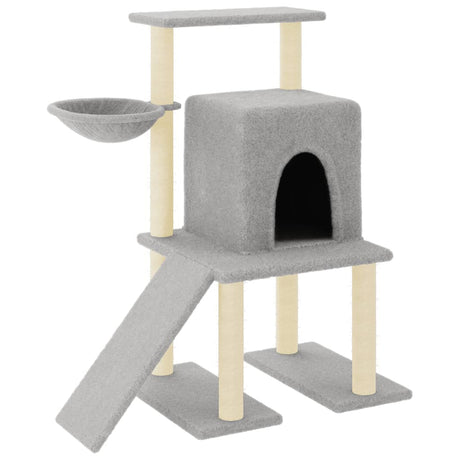 Vidaxl Cat Furniture With Sisal Scratching Posts 96,5 cm lysegrå