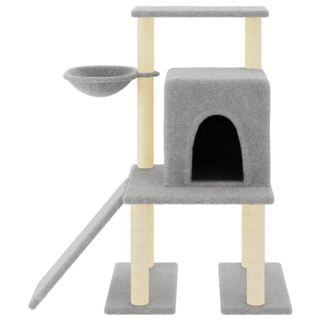 Vidaxl Cat Furniture With Sisal Scratching Posts 96,5 cm lysegrå