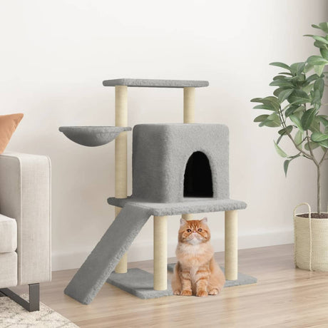 Vidaxl Cat Furniture With Sisal Scratching Posts 96,5 cm lysegrå