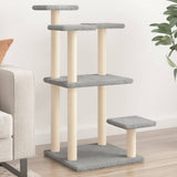 Vidaxl Scratching Posts med platforme 98,5 cm lysegrå
