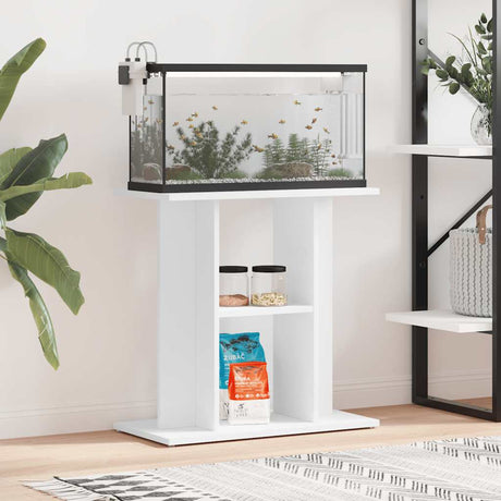 Vidaxl Aquarium Standard 60x30x60 cm forarbejdet træhvide