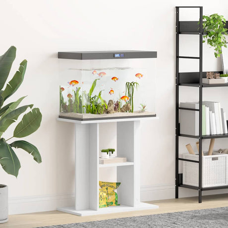 Vidaxl Aquarium Standard 60x30x60 cm forarbejdet træhvide